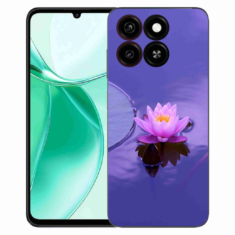 ZTE Blade A35 zselés borító mmCase - virág a felületen