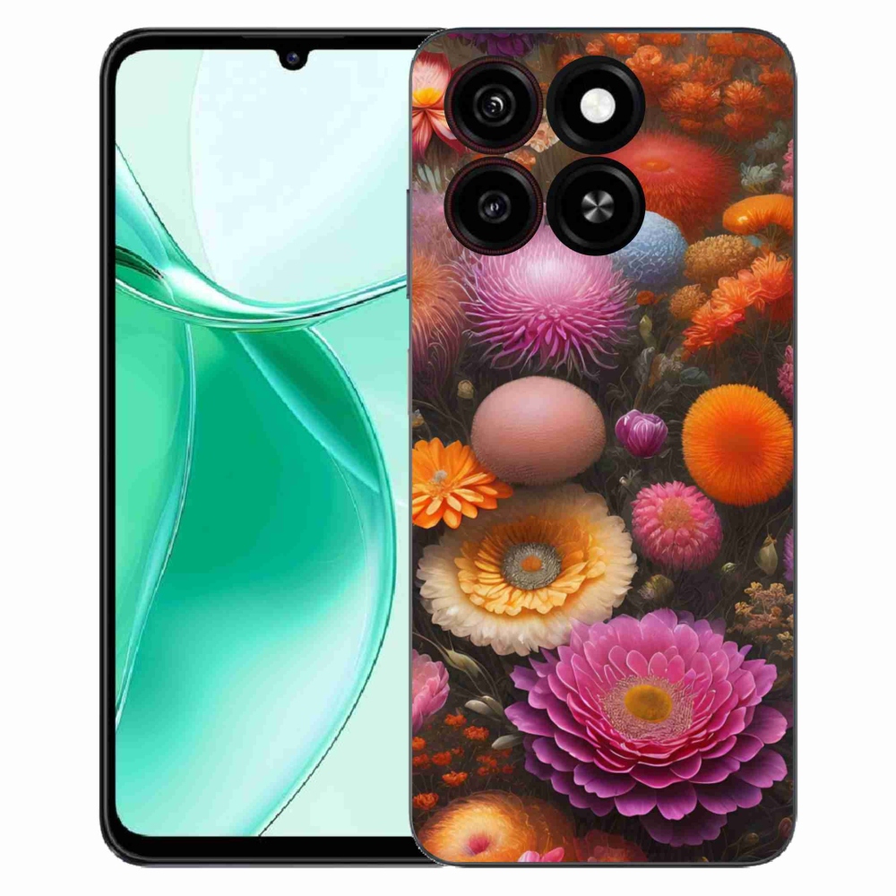 ZTE Blade A35 zselés borító mmCase - virágos kompozíció