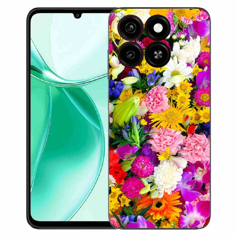 ZTE Blade A35 zselés tok mmCase - virág 12
