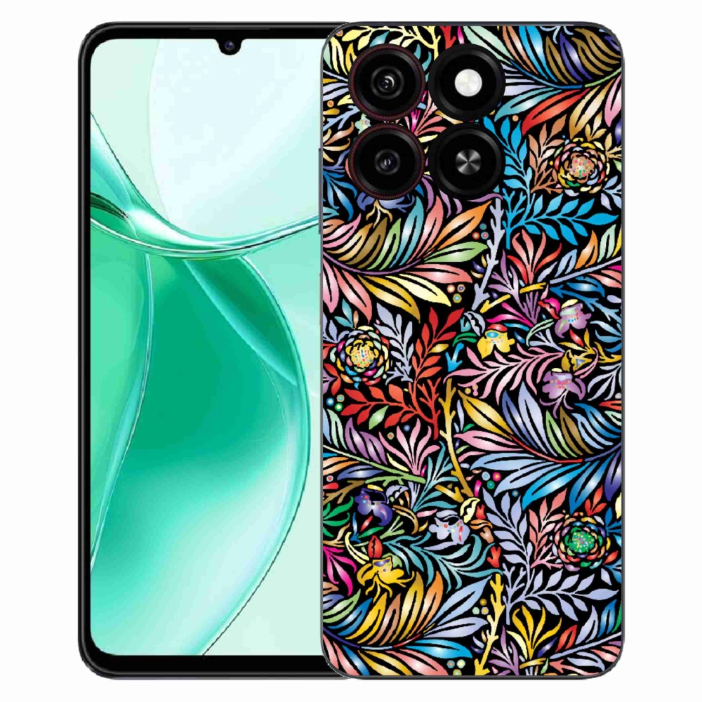 ZTE Blade A35 zselés tok mmCase - virágok 5