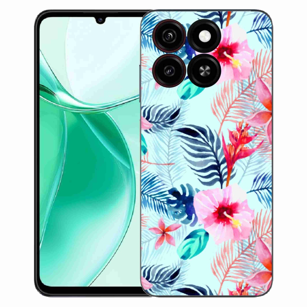 ZTE Blade A35 zselés tok mmCase - virágok