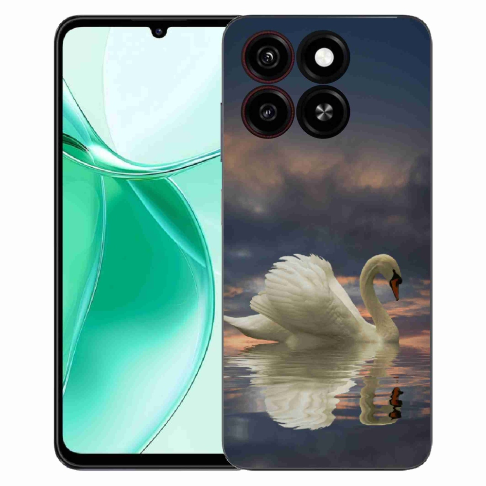 ZTE Blade A35 zselés tok mmCase - hattyú