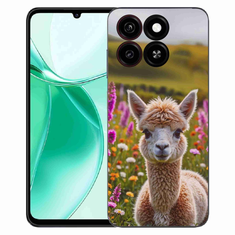 ZTE Blade A35 zselés tok mmCase - láma a réten