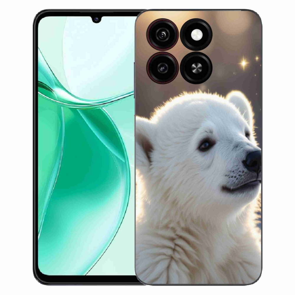 ZTE Blade A35 zselés tok mmCase - jegesmedve