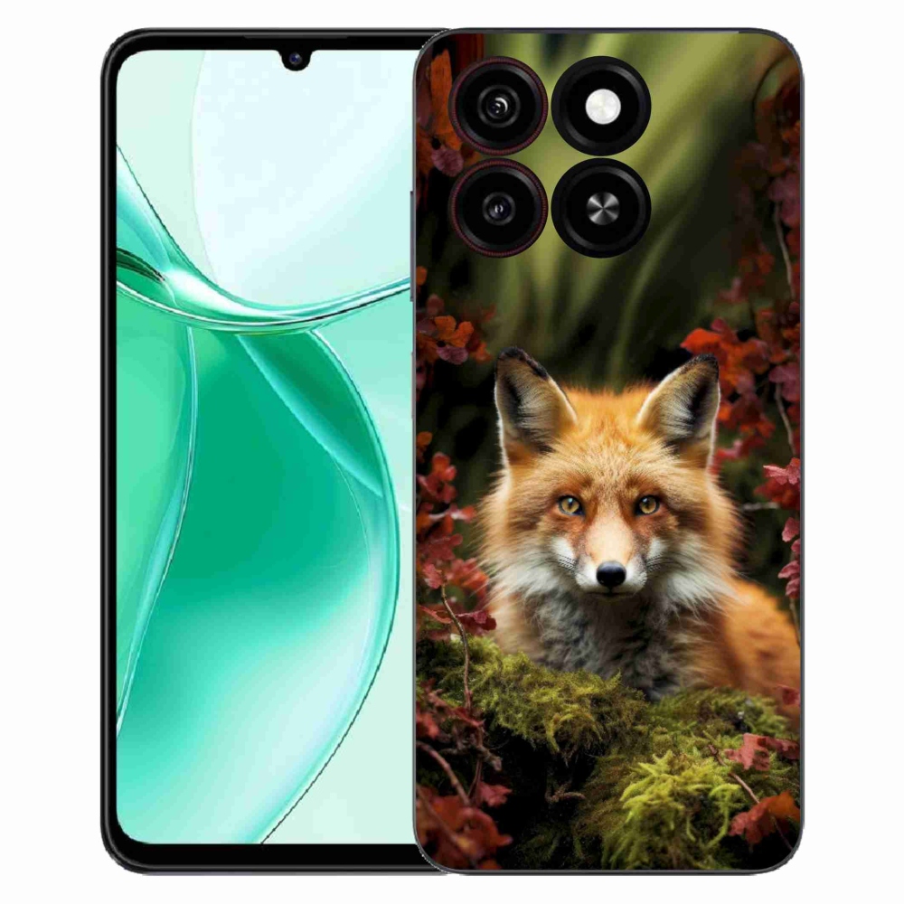 ZTE Blade A35 zselés tok mmCase - róka az erdőben