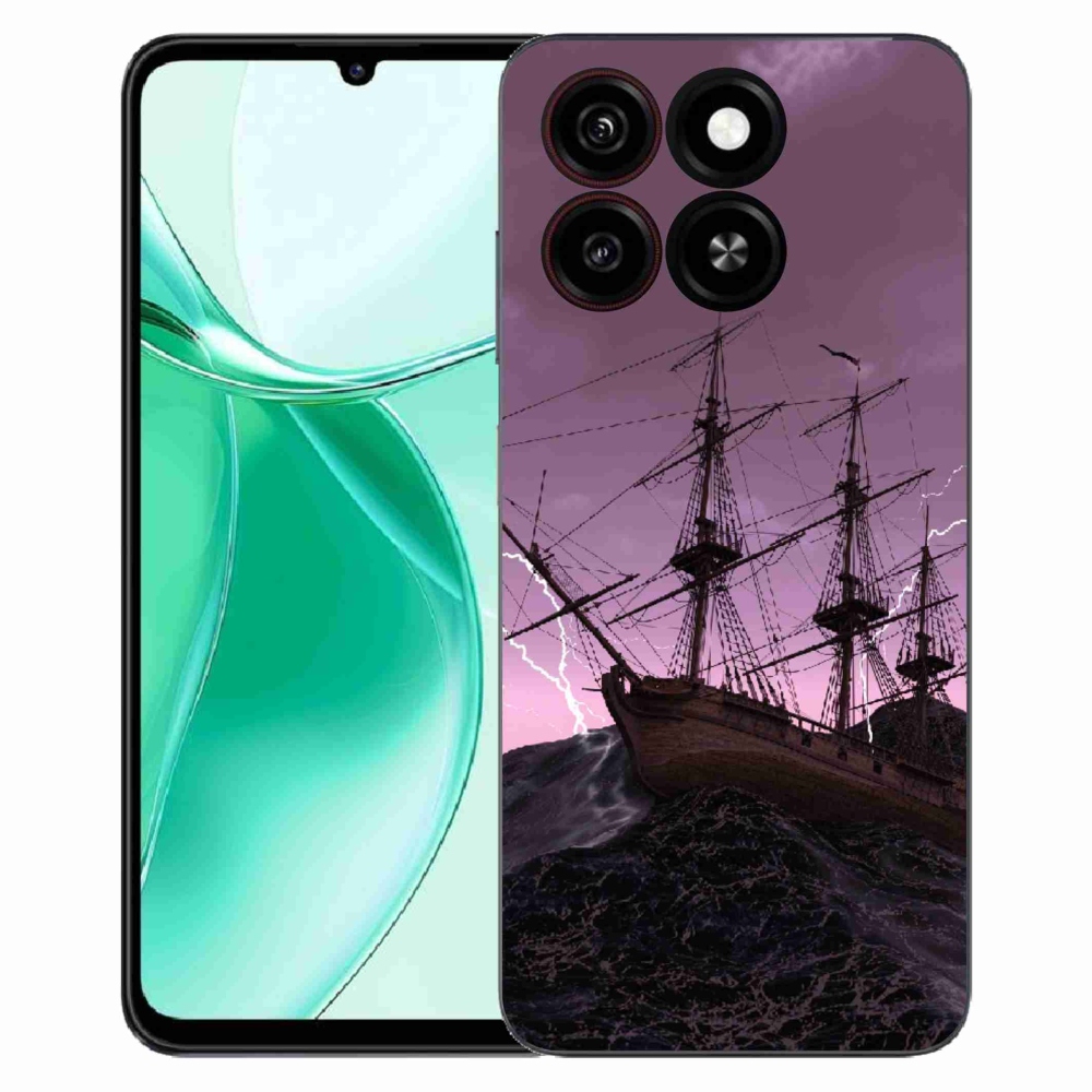 ZTE Blade A35 zselés borítás mmCase - hajó a viharban