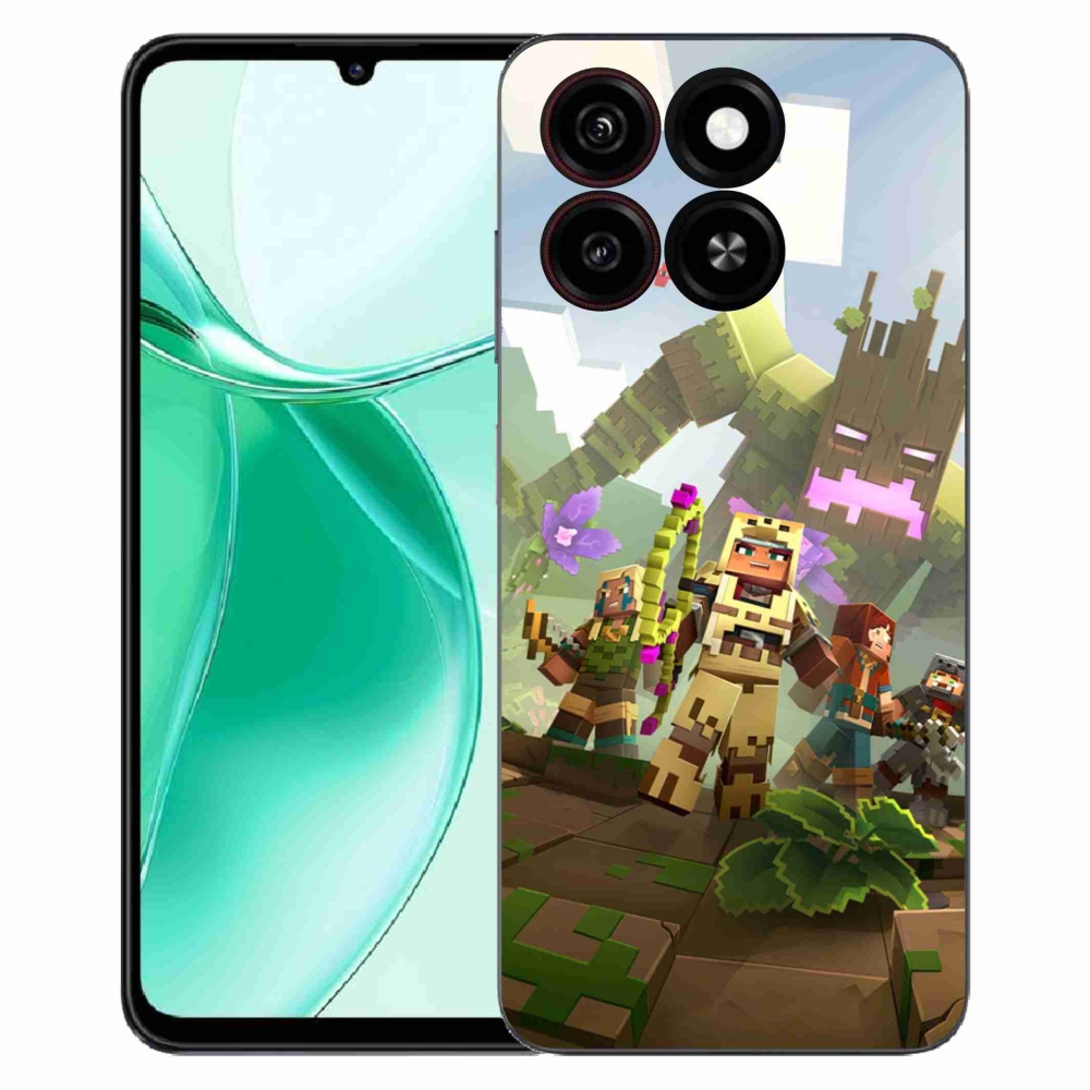 ZTE Blade A35 zselés borítás mmCase - minecraft 1
