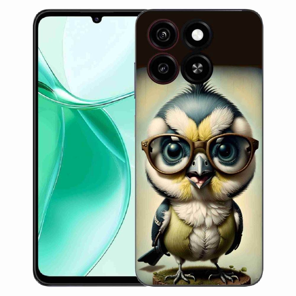 ZTE Blade A35 zselés borítás mmCase - kölyök szemüveggel