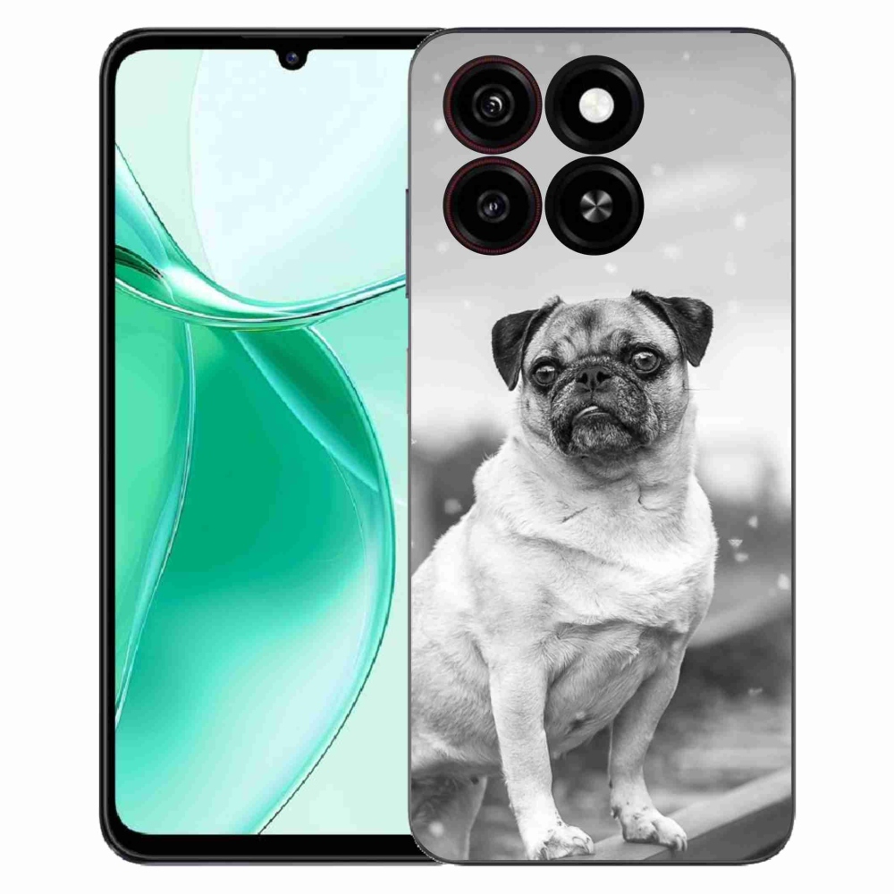 ZTE Blade A35 zselés tok mmCase - mopsz