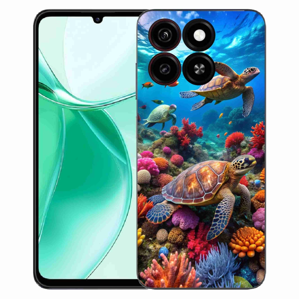 ZTE Blade A35 zselés tok mmCase - Sea World 2