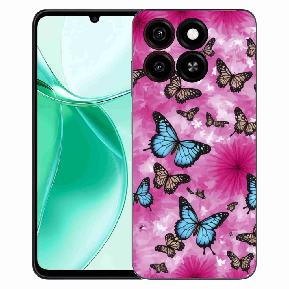 ZTE Blade A35 zselés tok mmCase - pillangókert
