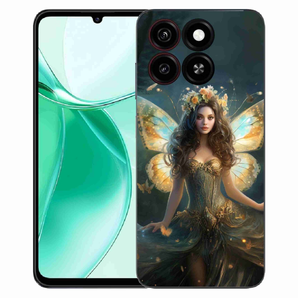 ZTE Blade A35 zselés tok mmCase - pillangó nőhöz