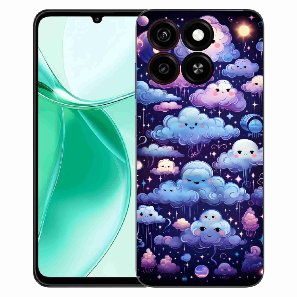 ZTE Blade A35 zselés tok mmCase - felhők