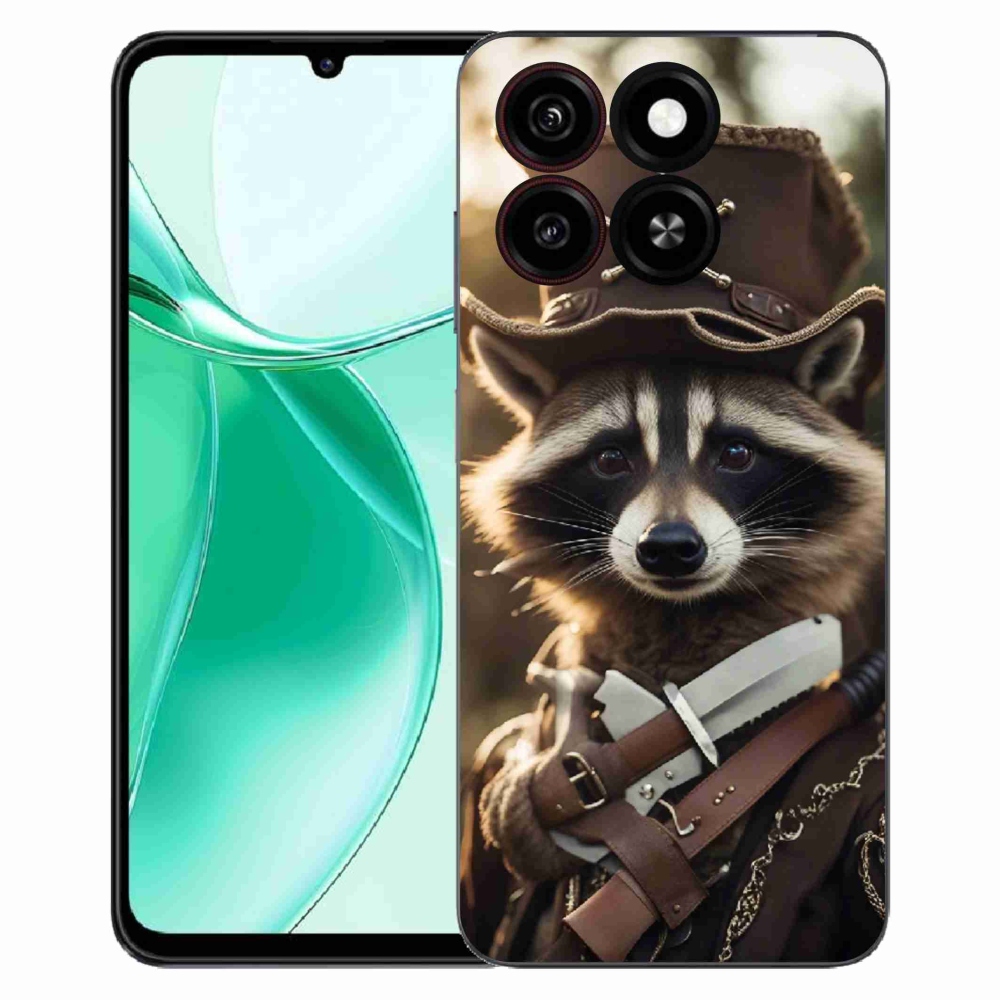 ZTE Blade A35 zselés tok mmCase - mosómedve egyenruhában