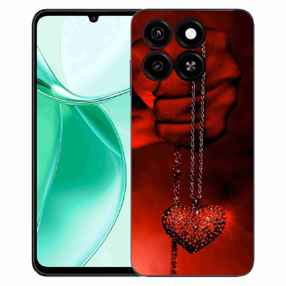 ZTE Blade A35 zselés tok mmCase - nyaklánc