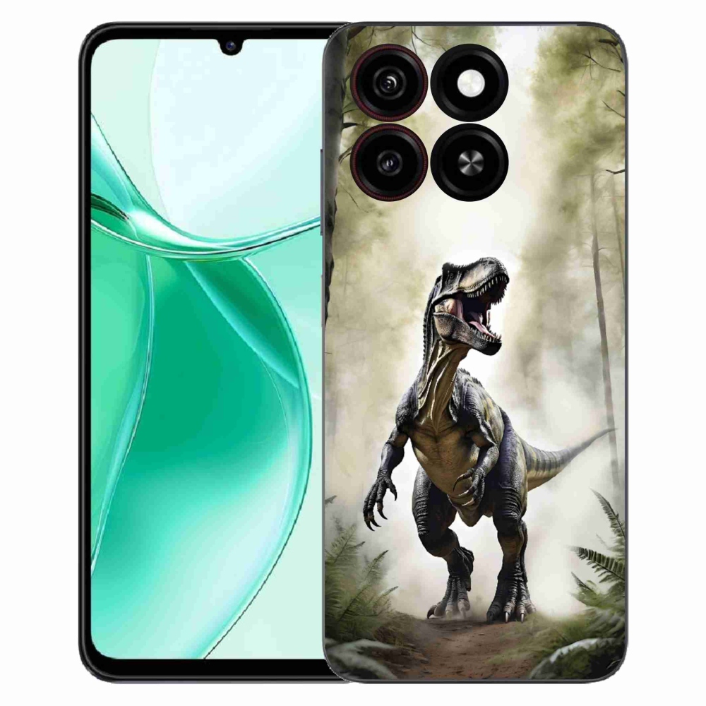 ZTE Blade A35 zselés tok mmCase - dühös T-Rex