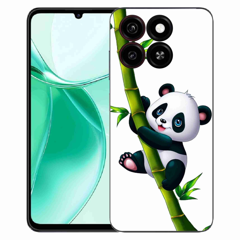 ZTE Blade A35 zselés tok mmCase - panda a bambuszon