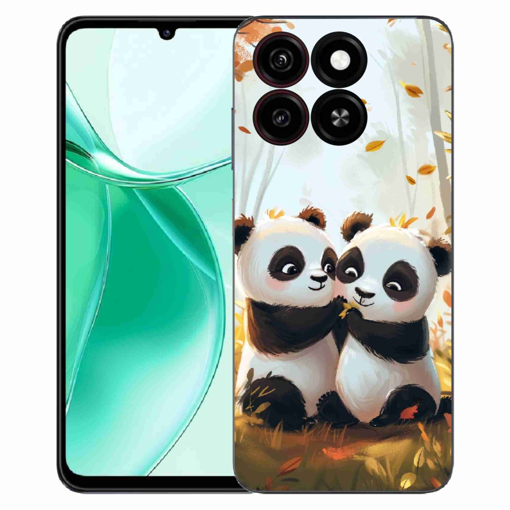ZTE Blade A35 zselés tok mmCase - pandák