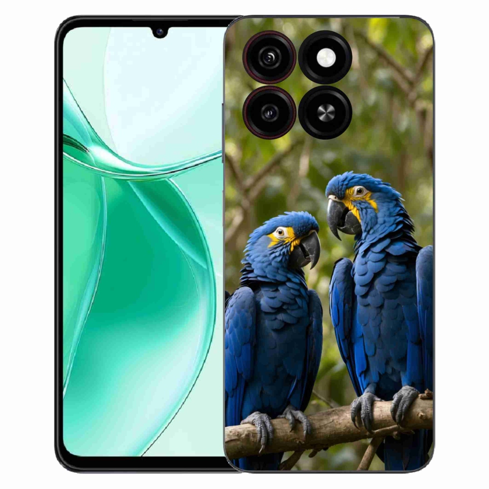 ZTE Blade A35 zselés tok mmCase - papagáj duóhoz