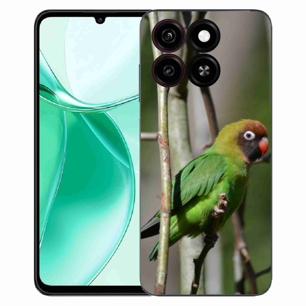 ZTE Blade A35 zselés tok mmCase - papagáj agapornis