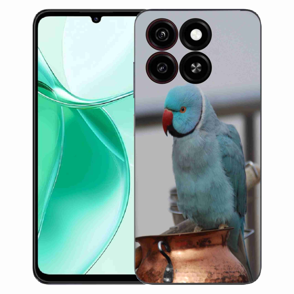 ZTE Blade A35 zselés tok mmCase - papagáj alexander kék