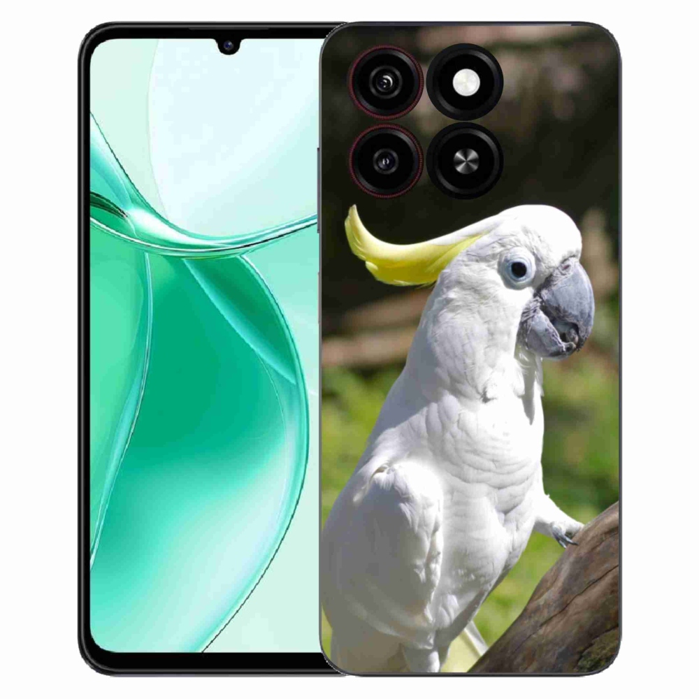 ZTE Blade A35 zselés tok mmCase - papagáj kakadu 2