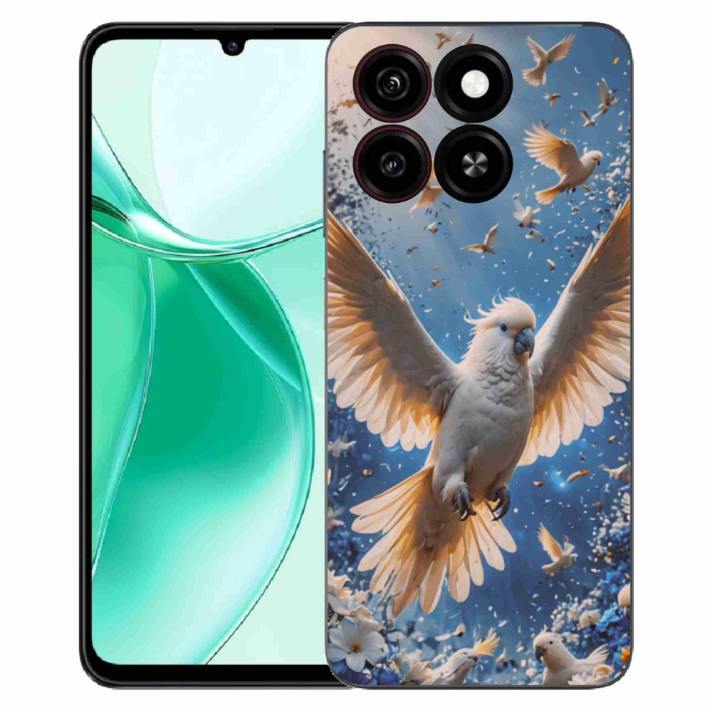 ZTE Blade A35 zselés tok mmCase - papagáj kakadu