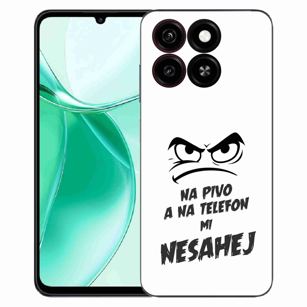 ZTE Blade A35 zselés tok mmCase - sör motívum 2 fehér háttér