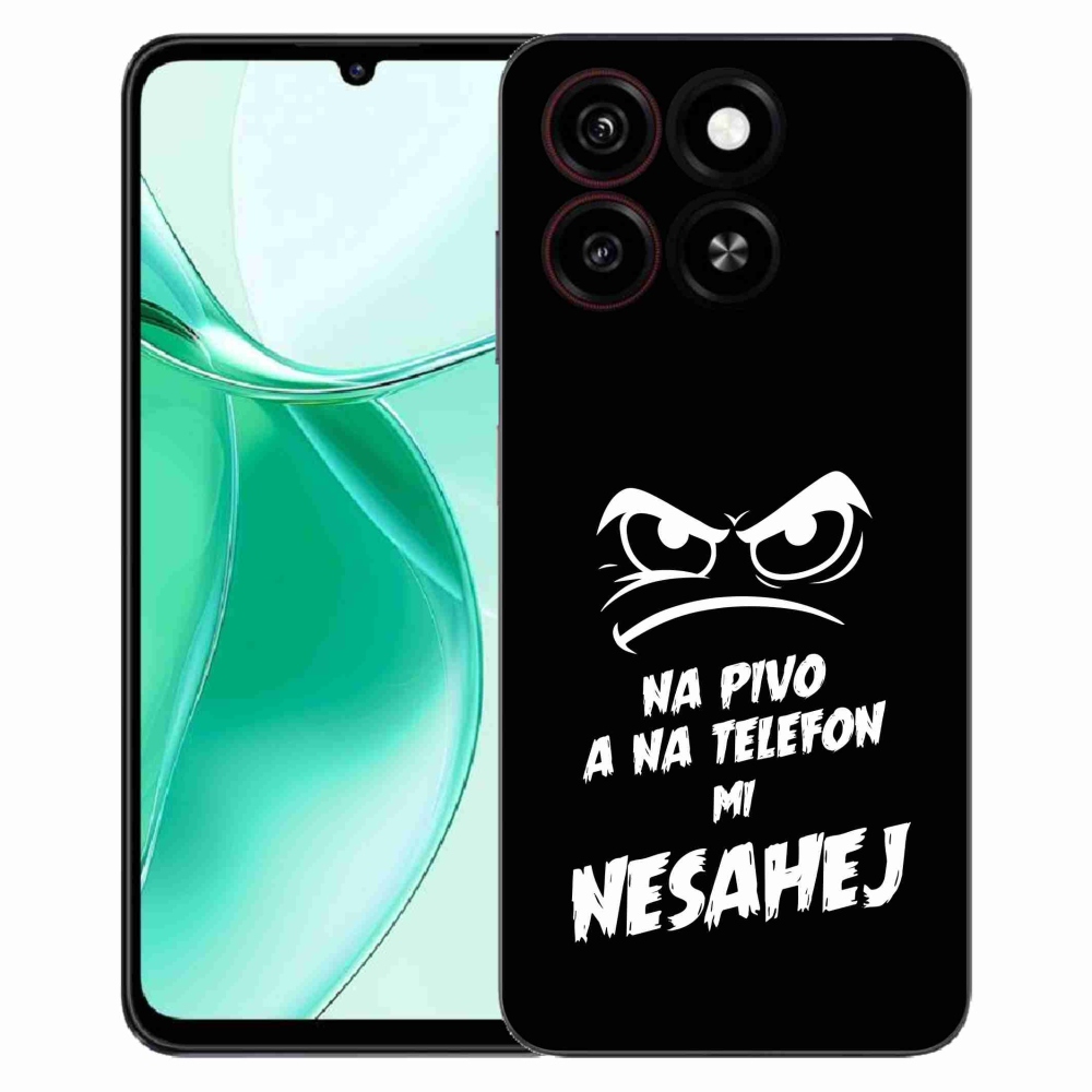 ZTE Blade A35 zselés tok mmCase - sör motívum 2 fekete háttér