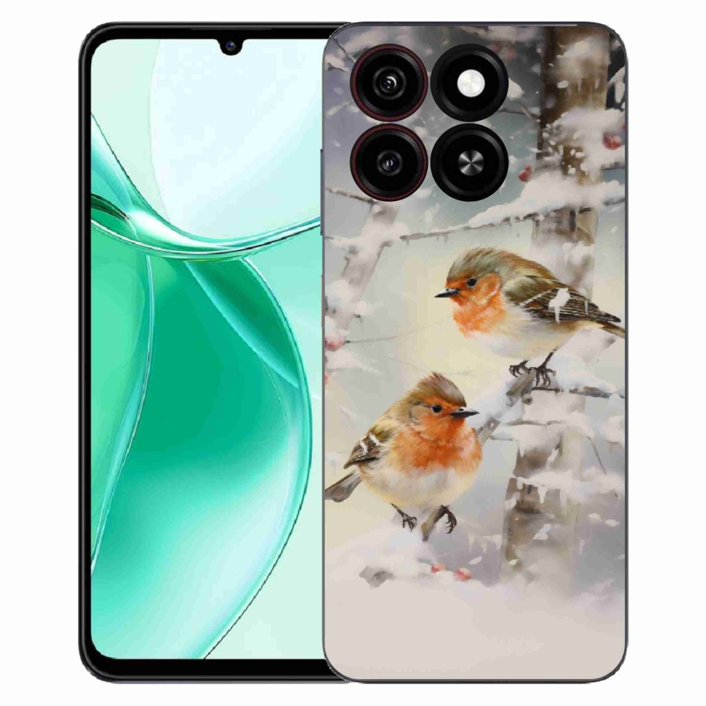 ZTE Blade A35 zselés tok mmCase - madarak télen