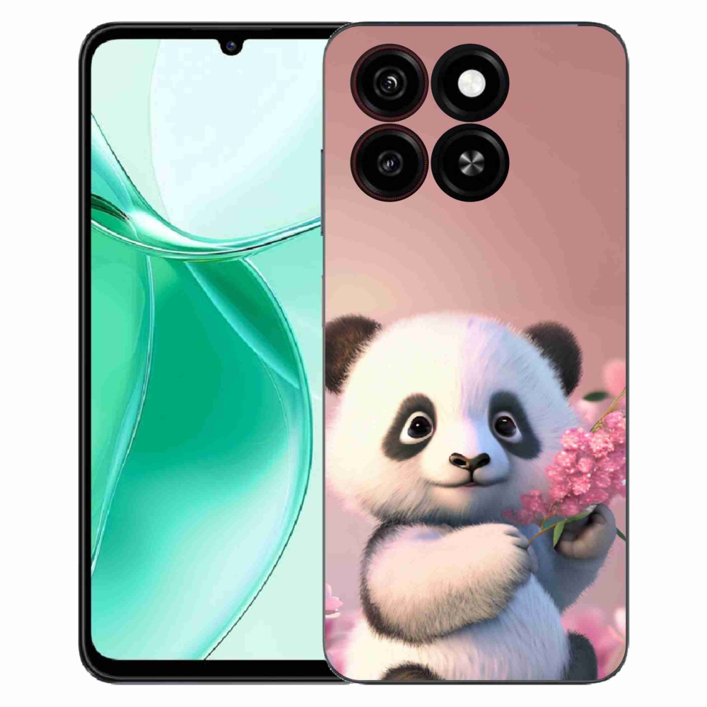ZTE Blade A35 zselés tok mmCase - aranyos panda