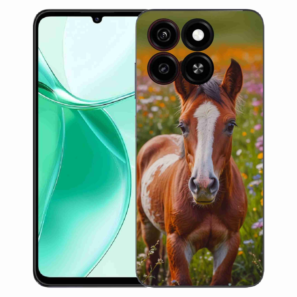 ZTE Blade A35 zselés borítás mmCase - aranyos csikó