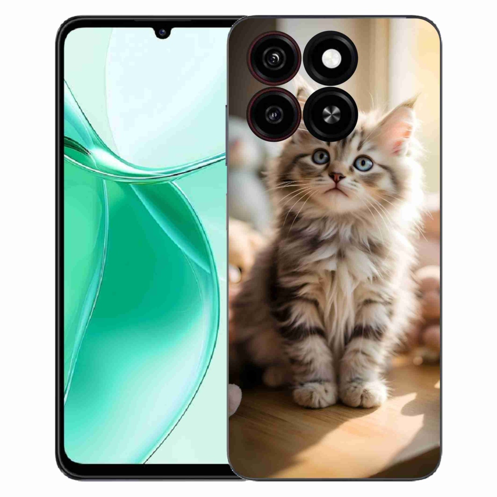 ZTE Blade A35 zselés borító mmCase - aranyos cica 10