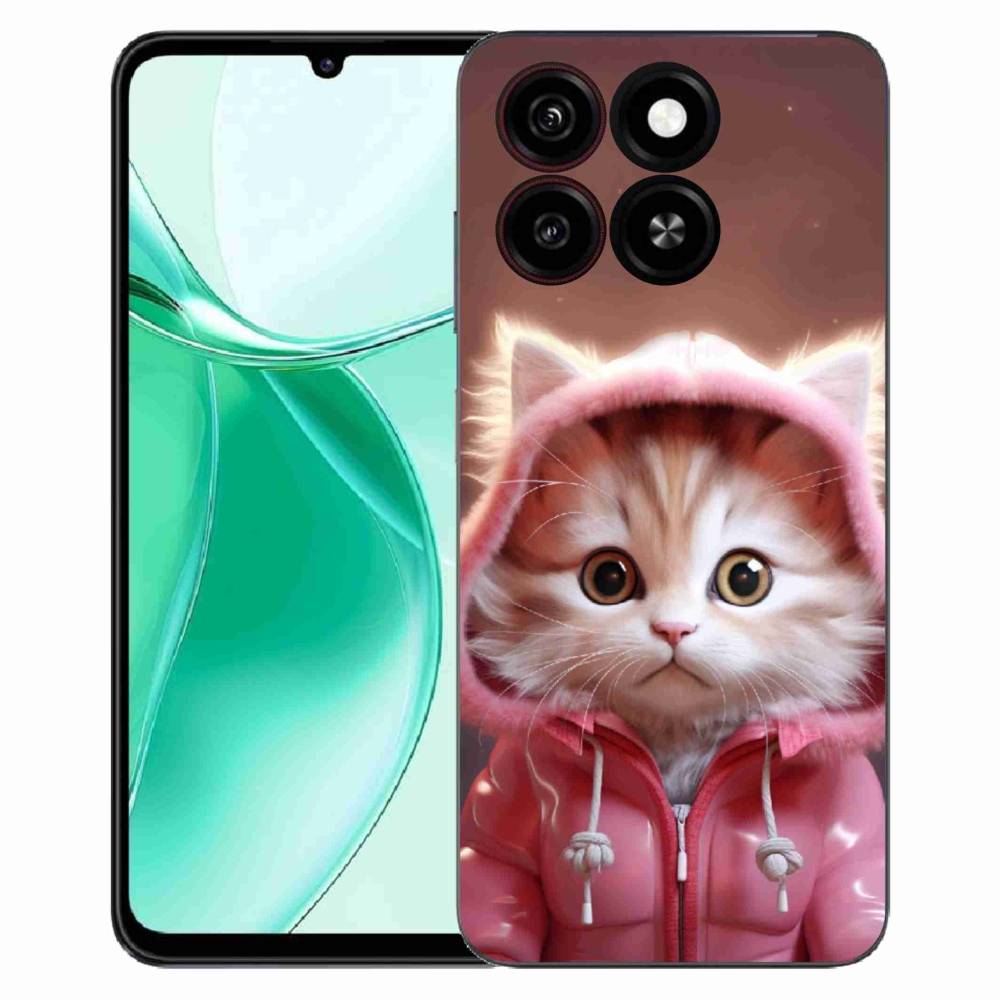 ZTE Blade A35 zselés borító mmCase - aranyos cica 3