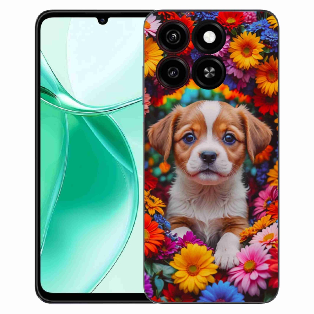 ZTE Blade A35 zselés borítás mmCase - aranyos kiskutya