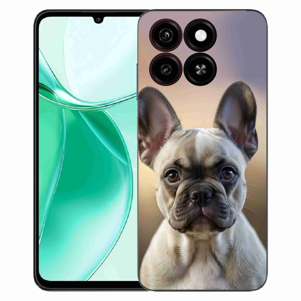 ZTE Blade A35 zselés tok mmCase - aranyos francia bulldog