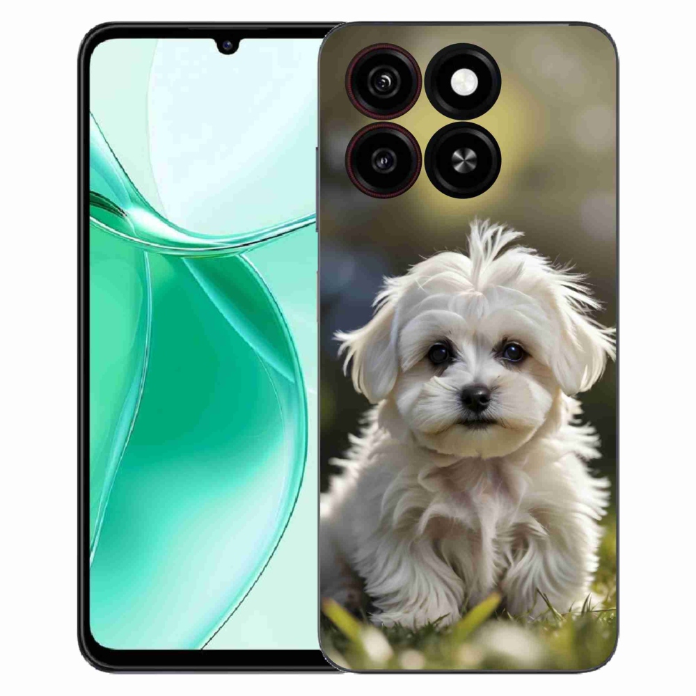 ZTE Blade A35 zselés tok mmCase - aranyos máltai kutya