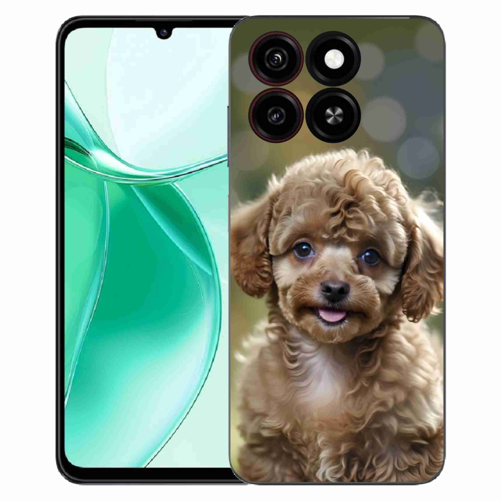 ZTE Blade A35 zselés tok mmCase - aranyos uszkár