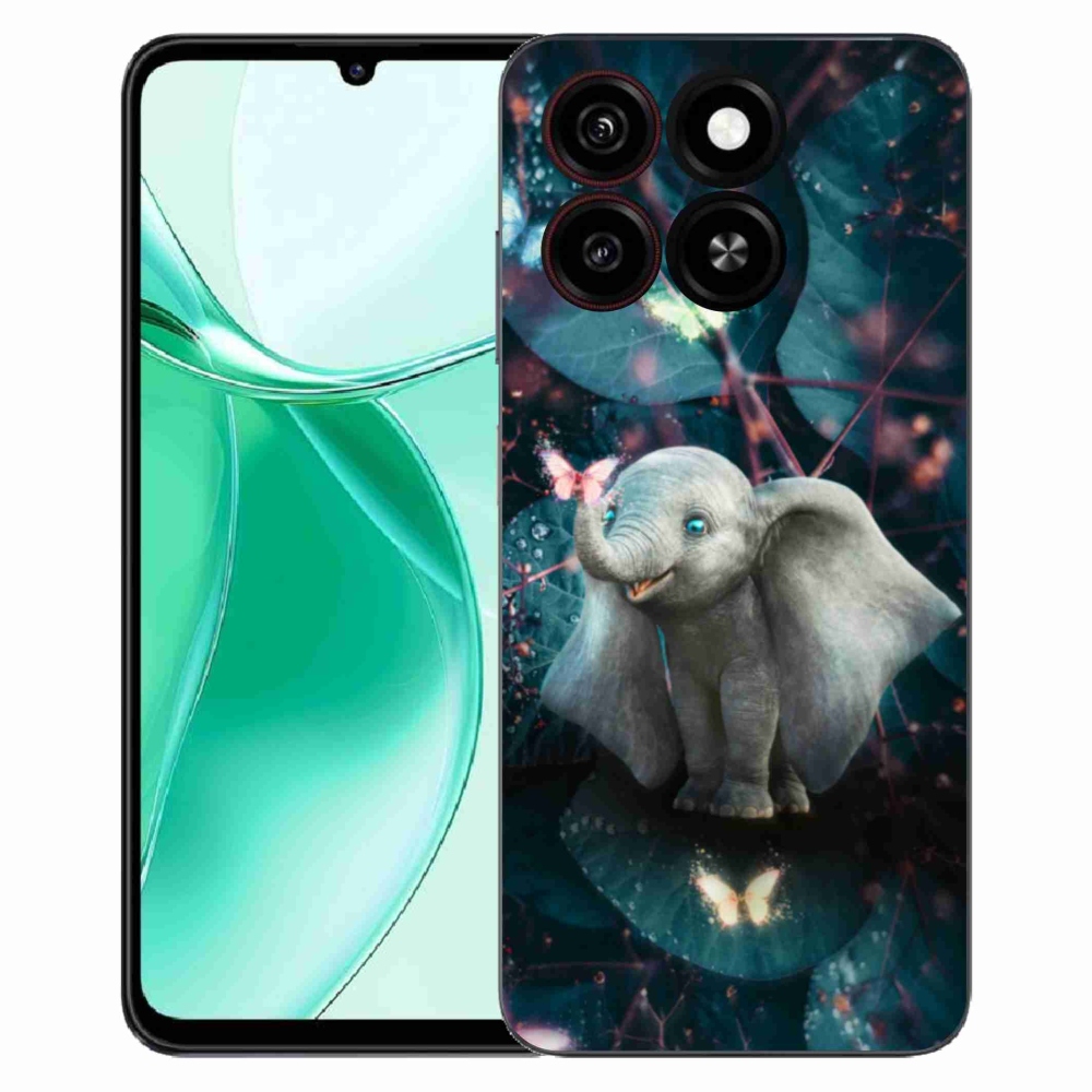 ZTE Blade A35 zselés tok mmCase - aranyos elefánt