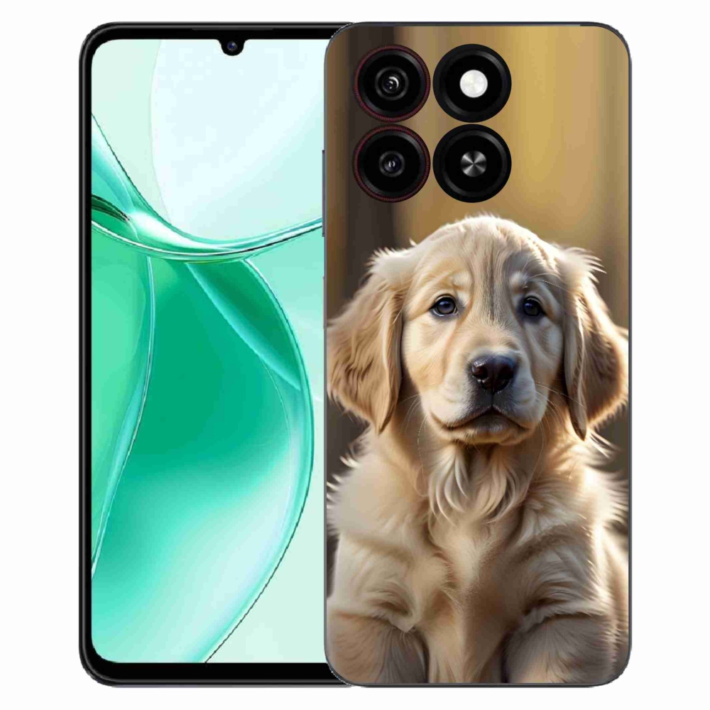ZTE Blade A35 zselés borítás mmCase - aranyos arany retriever
