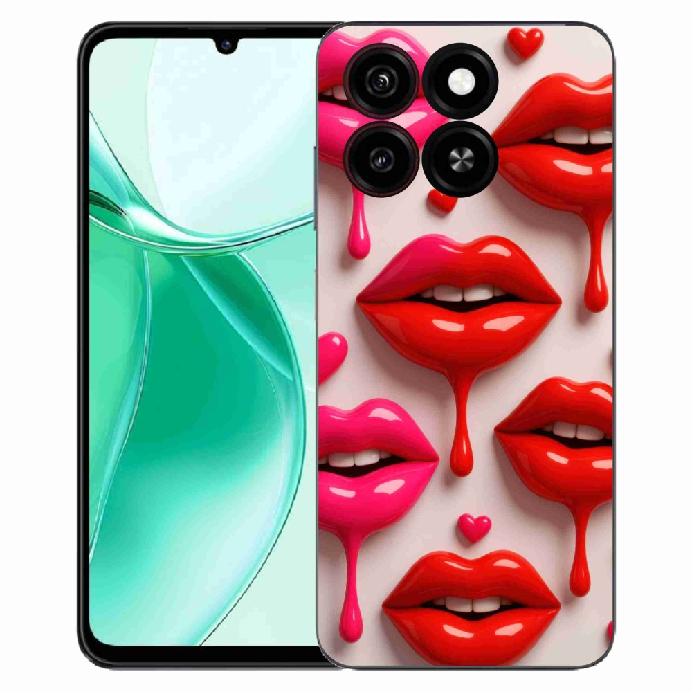 ZTE Blade A35 zselés tok mmCase - ajkak 2