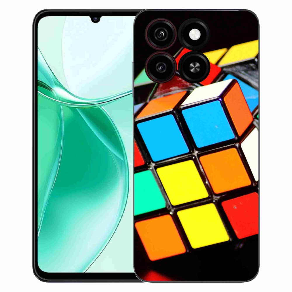 ZTE Blade A35 zselés tok mmCase - Rubik-kocka