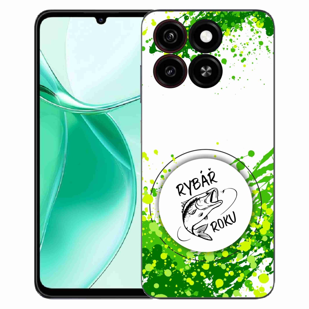 ZTE Blade A35 zselés borító mmCase - az év halászának fehér háttere