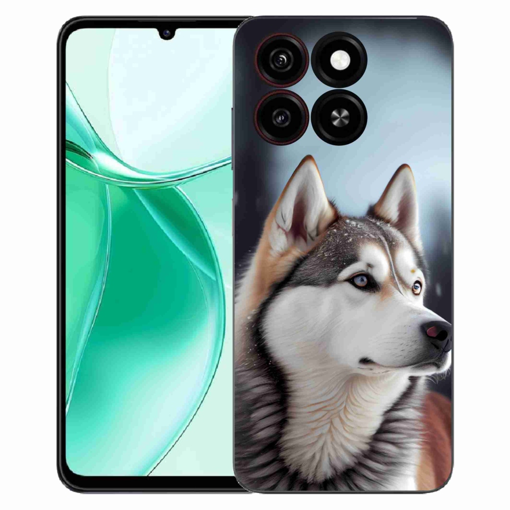 ZTE Blade A35 zselés tok mmCase - Szibériai husky