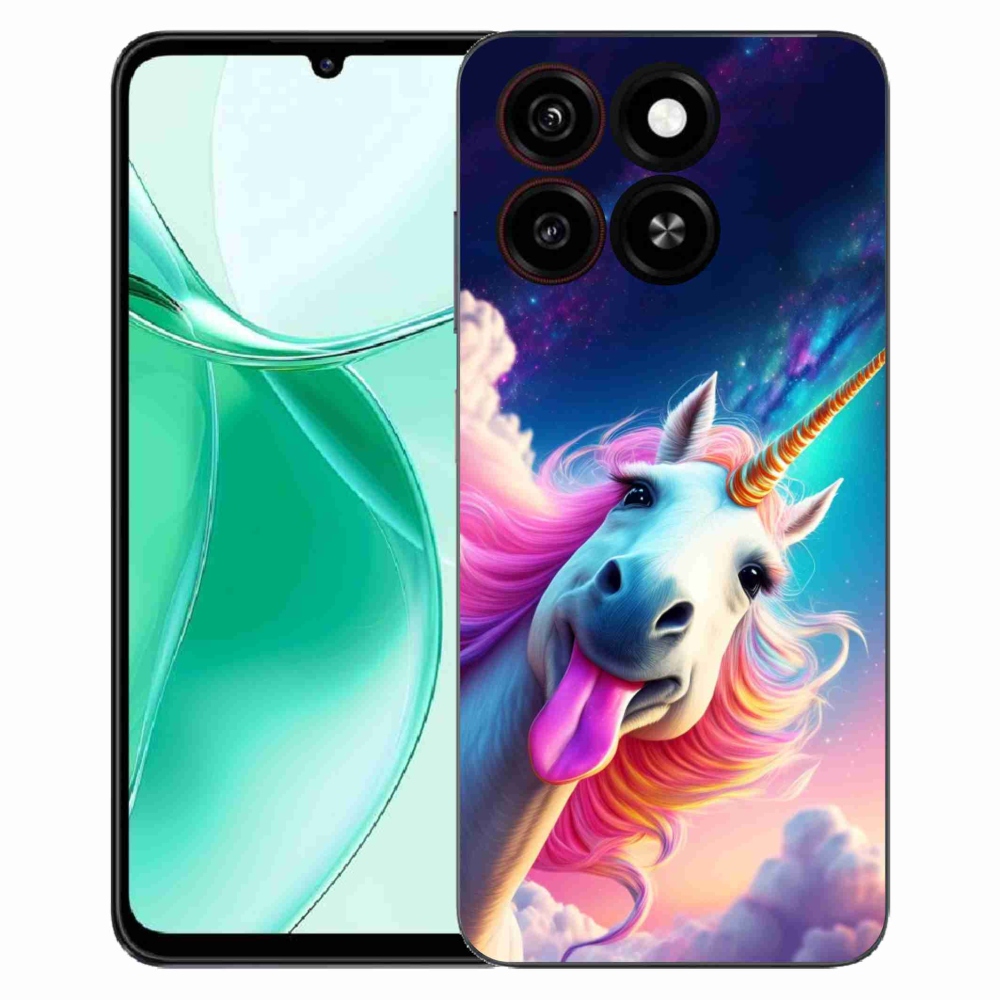 ZTE Blade A35 zselés borító mmCase - őrült egyszarvú