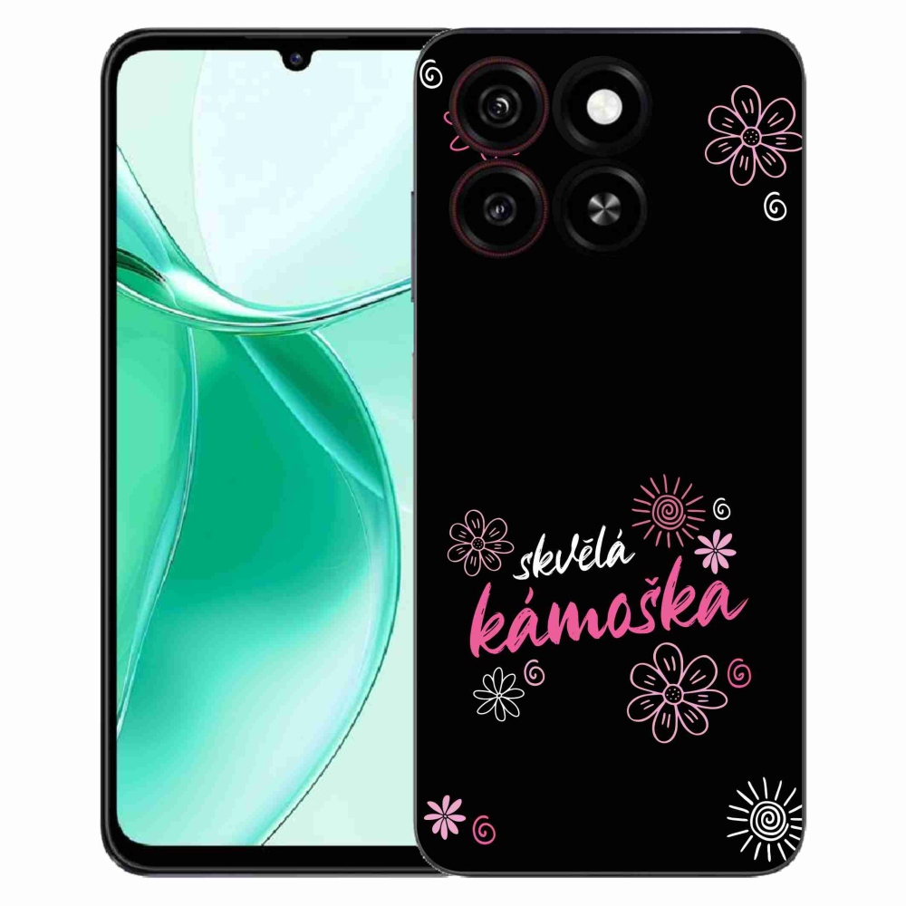ZTE Blade A35 zselés borítás mmCase - nagyszerű haver fekete háttérrel