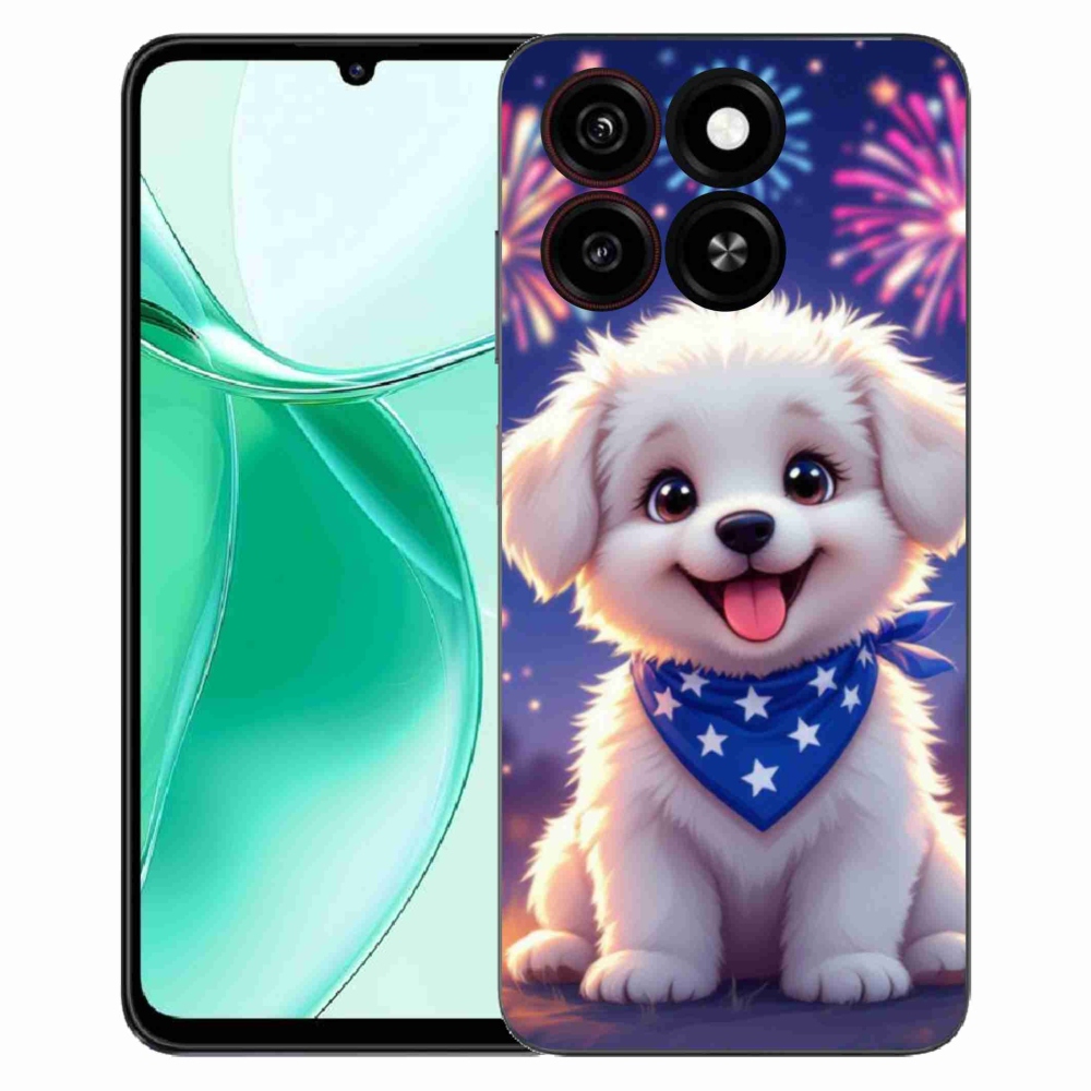 ZTE Blade A35 zselés borítás mmCase - ünnepi kölyökkutyakölyök
