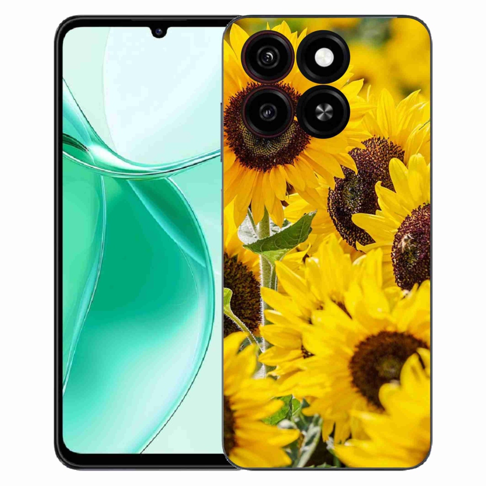 ZTE Blade A35 zselés tok mmCase - napraforgó