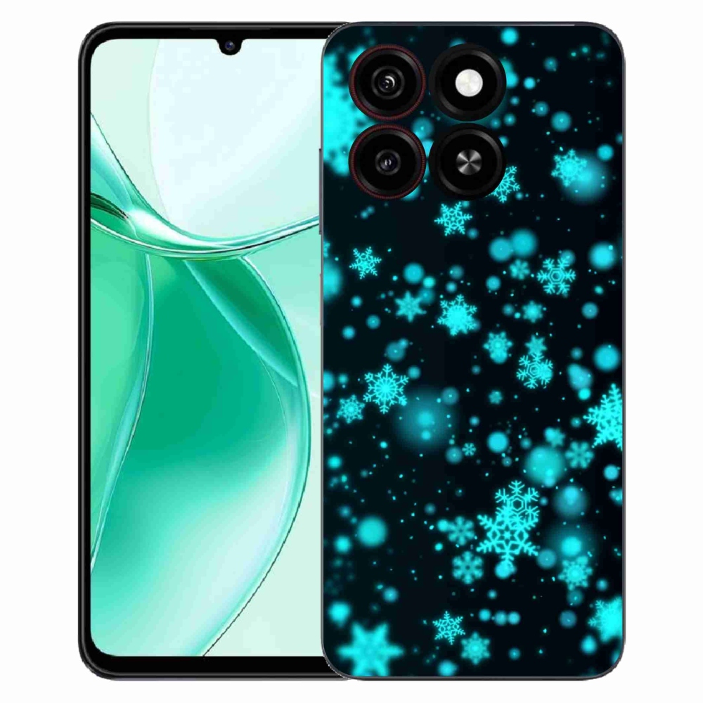 ZTE Blade A35 zselés tok mmCase - hópelyhek 1
