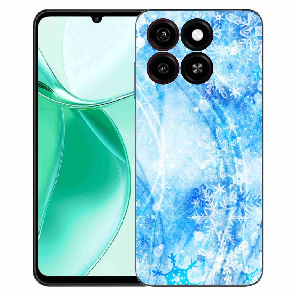 ZTE Blade A35 zselés tok mmCase - hópelyhek